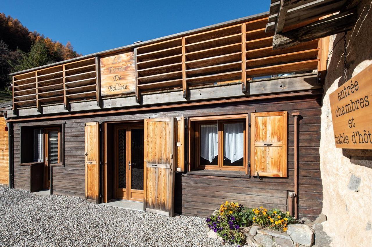 Gîtes&spa de La Ferme de Belline Briançon Exterior foto
